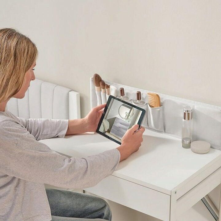 楽天市場】IKEA イケア ドレッサー ホワイト ライトグレー 68x40cm 