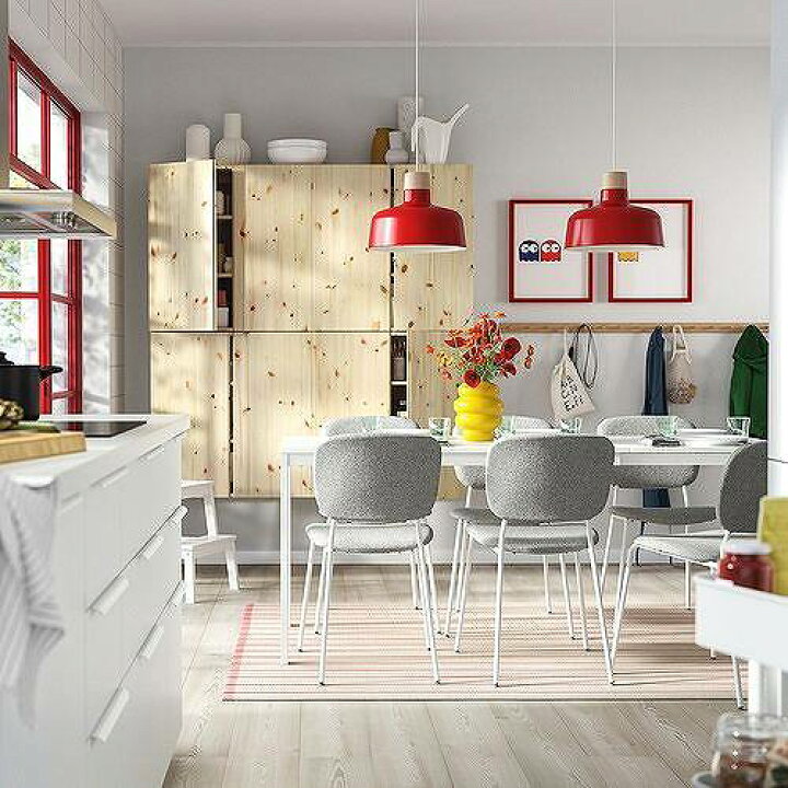 楽天市場】IKEA イケア 伸長式テーブル ホワイト 120 180x74cm 