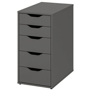 IKEA イケア 引き出しユニット ダークグレー 36x70cm m10588896 ALEX アレクス インテリア 寝具 収納 収納家具 タンス チェスト おしゃれ シンプル 北欧 かわいい