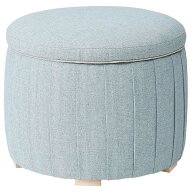 IKEA イケア プーフ 収納付き キランダ ライトブルー m40572790 ATERLOGA オーテルローガ インテリア 寝…