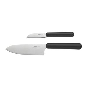 IKEA イケア ナイフ 14cm 7cm 2本セット グレー 包丁 n80436791 FORDUBBLA フォールドゥブラ キッチン用品 調理器具 製菓器具 包丁セット おしゃれ シンプル 北欧 かわいい