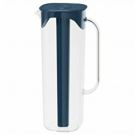 【あす楽】IKEA イケア ピッチャー ふた付き ダークブルー 透明 m30342912 MOPPA モッパ キッチン用品 食器 保存容器 水差し おしゃれ シンプル 北欧 かわいい