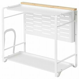 【あす楽】IKEA イケア キッチンカウンタートップオーガナイザー 竹 ホワイト 40x21cm m10497721 AVSTEG アヴステーグ インテリア 収納家具 キッチン収納 キッチン隙間収納 おしゃれ シンプル 北欧 かわいい