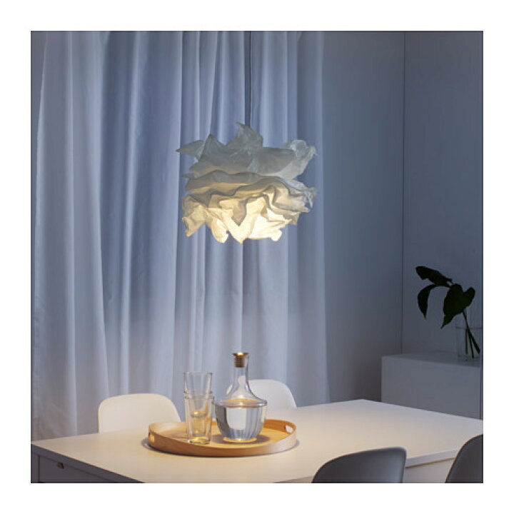 楽天市場】IKEA イケア ペンダントランプシェード ホワイト 白 43cm 20259913 KRUSNING クルースニング インテリア ライト  照明器具部品 おしゃれ シンプル 北欧 かわいい : 株式会社クレール