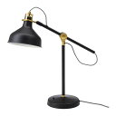 IKEA イケア ワークランプ ブラック 黒 50331390 RANARP ラーナルプ インテリア 照明器具 デスクライト テーブルランプ おしゃれ シンプル 北欧 かわいい オフィス