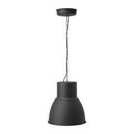 【あす楽】IKEA イケア ペンダントランプ ダークグレー 38 cm b80296111 HEKTAR ヘクタル ライト 照明器具 天井照明 ペンダントライト 吊下げ灯 おしゃれ シンプル 北欧 かわいい