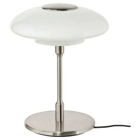 【あす楽】IKEA イケア テーブルランプ ニッケルメッキ オパールホワイト 白 ガラス 40cm n70471997 TALLBYN テルビーン 照明器具 デスクライト テーブルランプ おしゃれ シンプル 北欧 かわいい