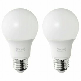 【あす楽】IKEA イケア LED電球 E26 485ルーメン 球形 オパールホワイト 2ピース 電球色 m10564145 SOLHETTA ソールヘッタ ライト おしゃれ シンプル 北欧 かわいい 照明器具