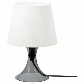 【あす楽】IKEA イケア テーブルランプ ダークグレー ホワイト 29cm n10484078 LAMPAN 照明器具 デスクライト テーブルランプ おしゃれ シンプル 北欧 かわいい