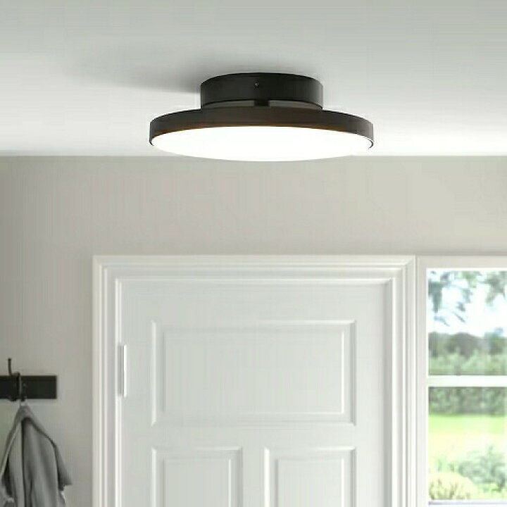 楽天市場】IKEA イケア LEDシーリングランプ マット ブラック 黒 36cm 