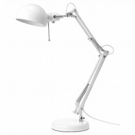 【あす楽】IKEA イケア ワークランプ ホワイト m30444430 FORSA フォルソー インテリア ライト 照明器具 デスクライト テーブルライト おしゃれ シンプル 北欧 かわいい
