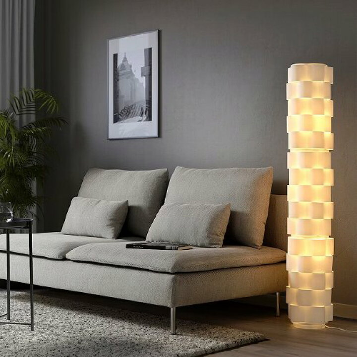 楽天市場】IKEA イケア フロアランプ ホワイト 138cm m30513206 