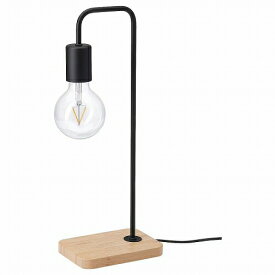 【あす楽】IKEA イケア テーブルランプ ブラック 竹 m50518415 TVARHAND トヴェールハンド インテリア ライト 照明器具 デスクライト テーブルランプ おしゃれ シンプル 北欧 かわいい