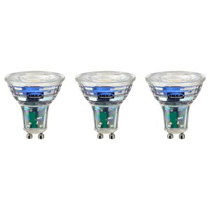 IKEA CPA LEDd GU10 345[ 3 s[X m40596022 SOLHETTA \[wb^ CeA Q [ Cg Ɩ d LEDd  Vv k 킢