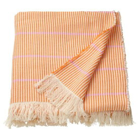 IKEA イケア ブランケット ブライトオレンジ/ピンク 130×170cm m60598652 LAPPKATTFOT ラップカットフォト インテリア 寝具 収納 寝具 毛布 ブランケット おしゃれ シンプル 北欧 かわいい
