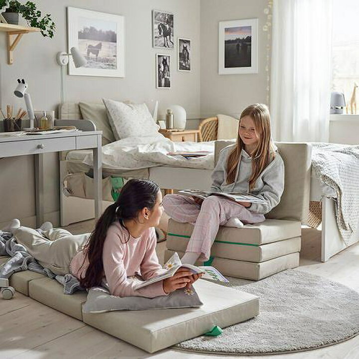 楽天市場】IKEA イケア プーフ/マットレス 折りたたみ式 ヴィースレ 
