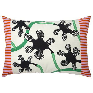 IKEA �C�P�A �N�b�V�����J�o�[ �I�t�z���C�g �u���b�N/�t���[�����p�^�[�� 40x58 cm m20601623 MAVINN ���[���B�� �C���e���A �Q�� ���[ �N�b�V���� ���z�c �N�b�V���� ������� �V���v�� �k�� ���킢
