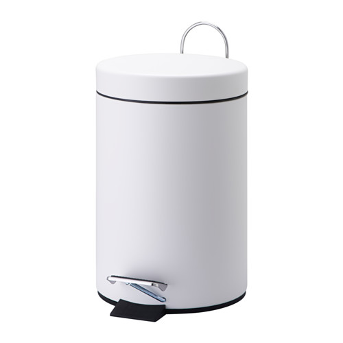 楽天市場】【あす楽】IKEA イケア ペダル式ゴミ箱 3L ホワイト 白