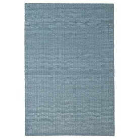 【あす楽】IKEA イケア ラグ パイル短 ライトブルー 青 60x90cm m00495176 LANGSTED ラングステド インテリア カーペット マット 畳 絨毯 おしゃれ シンプル 北欧 かわいい リビング クッション
