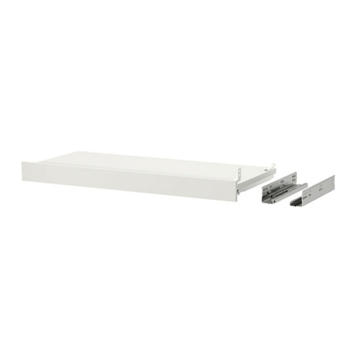楽天市場】IKEA イケア 引き出し式シェルフ ホワイト 白 80x37cm 