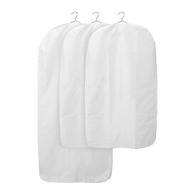 【あす楽】IKEA イケア 洋服カバー3枚セット ホワイト 白 30179464 SKUBB スクッブ 日用品雑貨 生活雑貨 収納用品 衣類収納 おしゃれ シンプル 北欧 かわいい