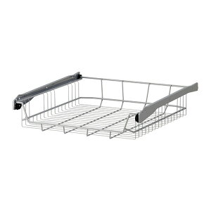 IKEA イケア ワイヤーバスケット 60cm かご a30271269 UTRUSTA ウートルスタ 収納家具 キッチン隙間収納 おしゃれ シンプル 北欧 かわいい