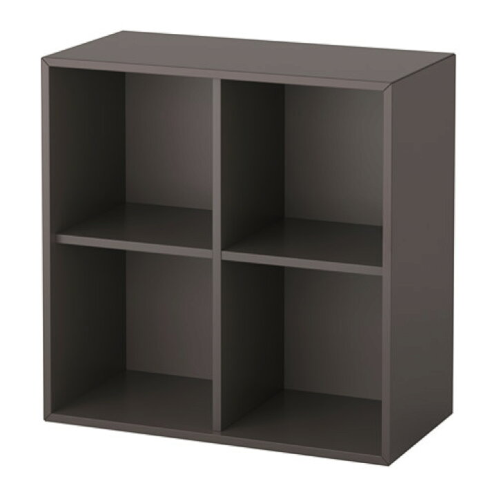 楽天市場】IKEA イケア キャビネット 4コンパートメント ダークグレー 