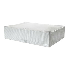 【あす楽】IKEA イケア 収納ケース ホワイト 白 グレー 71x51x18cm n30309578 STUK ストゥーク 日用品雑貨 生活雑貨 収納用品 衣類収納ボックス おしゃれ シンプル 北欧 かわいい ベッド
