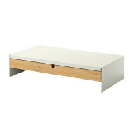IKEA イケア モニタースタンド 引き出し付き ホワイト m80474783 ELLOVEN エロヴェン インテリア雑貨 オ…