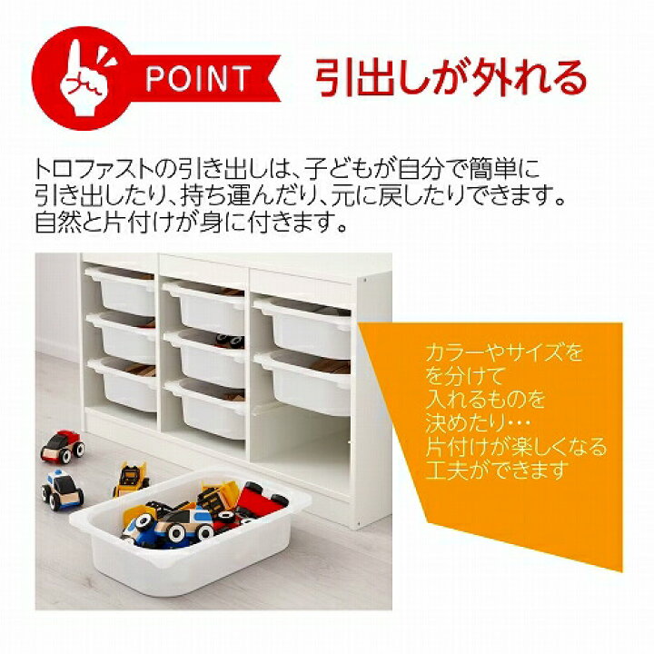 楽天市場】【セット商品】IKEA イケア TROFAST トロファスト 収納 