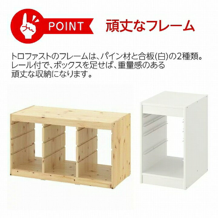 楽天市場】【セット商品】IKEA イケア TROFAST トロファスト 収納 