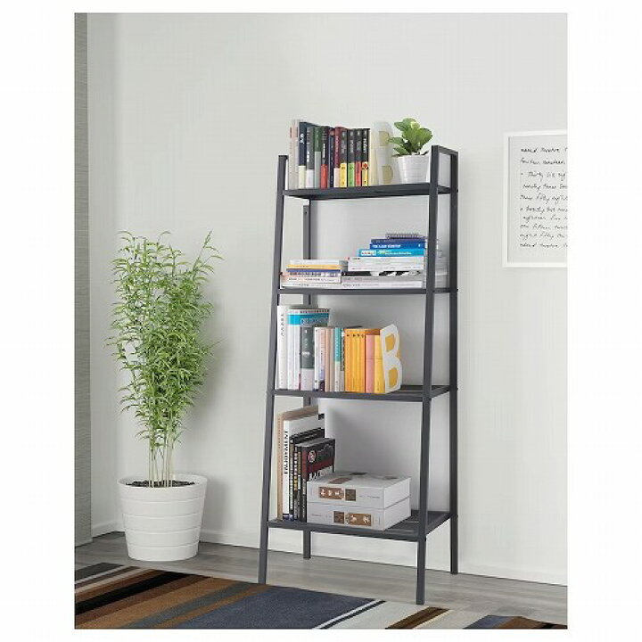 楽天市場】IKEA イケア シェルフユニット 60x148cm スチールラック 4段 