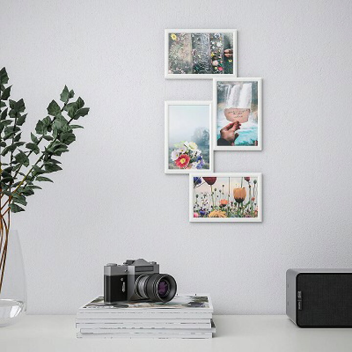 楽天市場 Ikea イケア コラージュフレーム 写真4枚用 ホワイト 白 21x41cm N Yllevad イレヴァード インテリア雑貨 インテリア小物 置物 フォトフレーム 写真立て おしゃれ シンプル 北欧 かわいい 株式会社クレール