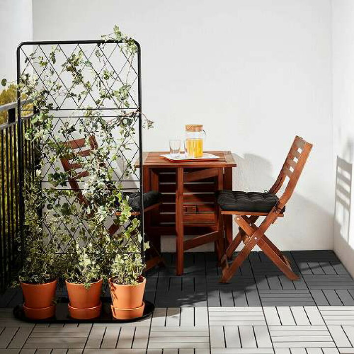 楽天市場】IKEA イケア フロアデッキ 屋外用 9 ピース v0010 RUNNEN 