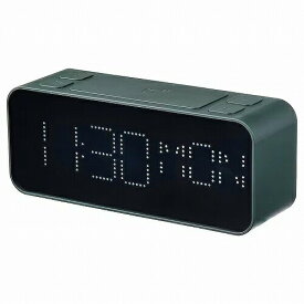 【あす楽】IKEA イケア アラームクロック デジタル グリーン 20x8cm m60511710 BONDTOLVAN ボンドトルヴァン インテリア雑貨 置き時計 目覚まし時計 おしゃれ シンプル 北欧 かわいい