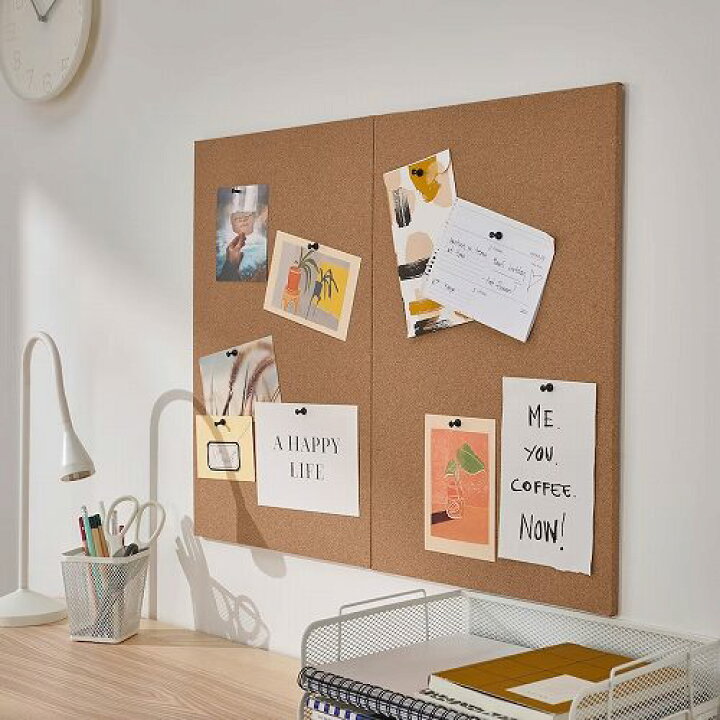 楽天市場】IKEA イケア メモボード ピン付き コルク 52x33cm m20532470 