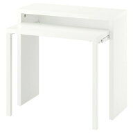 IKEA イケア 引き出し式デスク ホワイト 90x39/71cm m00590791 LANGDHOPP レングドホップ
