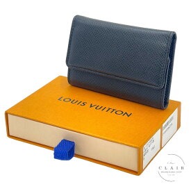 【中古】 LOUIS VUITTON ルイヴィトン M30500 6 6連キーケース キーホルダー キーケース タイガーレザー BLACK / ブラック 黒 中古 ブランド 美品