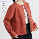 【4,500円→1,782円＋本日クーポンで更に1,604円】【テラコッタがラスト数枚のため大幅値下】 ストレッチスエードジャケット M L 洗える 長袖 レディースファッション アウター ジャケット ショートジャケット 丸首 スエード スウェード 美シルエット きれいめ 春秋冬 2521