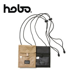 ★hobo ホーボー SPECTRA X-GRIDSTOP NYLON NECK POUCH スペクトラグリッドストップナイロンネックポーチ HB-BG3119 【 アウトドア キャンプ フェス 財布 小物 】