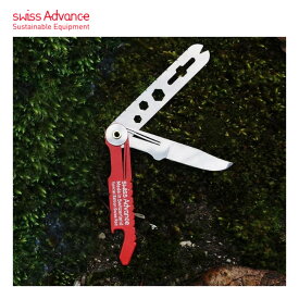 ★swiss Advance スイスアドバンス CRONO N3 SWISS RED Pocket Knife クロノスイスレッドポケットナイフ SA-51431 【 多機能 軽量 キャンプ アウトドア 】【メール便・代引不可】