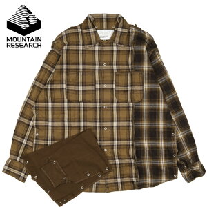 �y�N�[�|���z�z���z��Mountain Research �}�E���e�����T�[�` No Sew Shirt2 �m�[�\�E�V���c MTR3374 �y �g�b�v�X �����Y ���� �`�F�b�N �z
