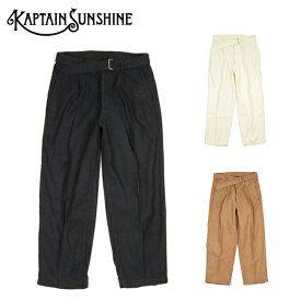 ★KAPTAIN SUNSHINE キャプテンサンシャイン Belted Baker Pants ベルテッドベーカーパンツ KS22SPT04 【 メンズ ズボン ボトムス アウトドア 】