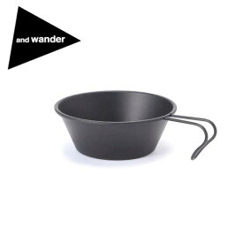 ★and wander アンドワンダー sierra cup シェラカップ Black 574-2977170 【 計量 調理器具 直火 アウトドア キャンプ 】