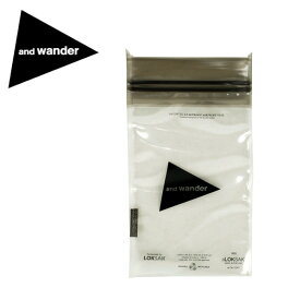 ★and wander アンドワンダー LOKSAK 3.9×7 ロックサック clear 574-2977200/574-3977159 【アウトドア/防水/ケース/防塵/スマホ/携帯】【メール便・代引不可】