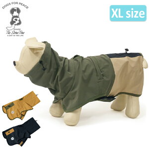 【半額!】★DOGS FOR PEACE ドッグスフォーピース CORDURA WATER REPELLENT STRETCH PACKABLE COAT XLコーデュラ撥水ストレッチパッカブルコートXL 960016 【 犬用品 レインコート 雨合羽 お散歩グッズ 】