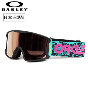★2025 OAKLEY オークリー Line Miner L ラインマイナー Pink Logo Collage Prizm Rose Gold Iridium OO7070-H5 【 日本正規品 ゴーグル スノーボード スキー PRIZM 】