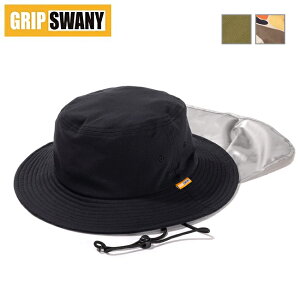��GRIP SWANY �O���b�v�X���j�[ GS AIRFLOW HAT GS�G�A�t���[�n�b�g GSMA0049 �y �X�q �T���V�F�[�h ������ �ʋC�� ���� ���O���΍� �E�H�[�L���O �n�C�L���O �t�F�X �L�����v �A�E�g�h�A �z�y���[����