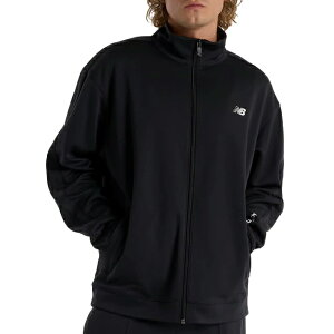 �y1/24�`1/30����N�[�|���z�z���z��New Balance �j���[�o�����X Knit Track Jacket �j�b�g�g���b�N�W���P�b�g BK AMJ51503 �y �W���[�W �z������ �g���[�j���O�E�F�A �X�|�[�c �A�E�g�h�A �����Y �z