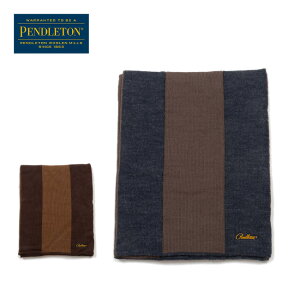 ��PENDLETON �y���h���g�� LOGO WPN KNIT MUFFLER ���SWPN�j�b�g�}�t���[ PDT-000-253005 �y �l�b�N�E�H�[�}�[ �A�E�g�h�A �L�����v �z